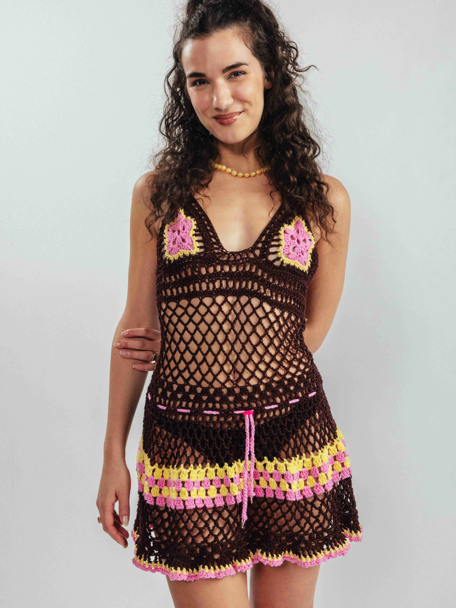 'Jetset Stunner' Crochet Dress