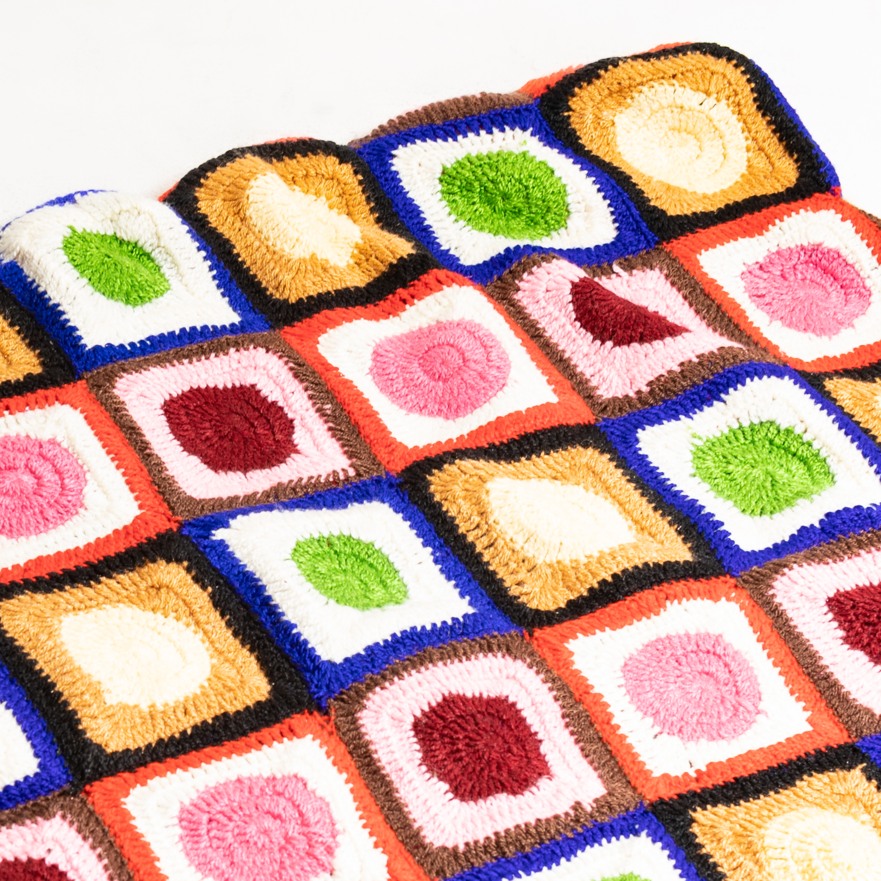 Modern Circle Square Throw