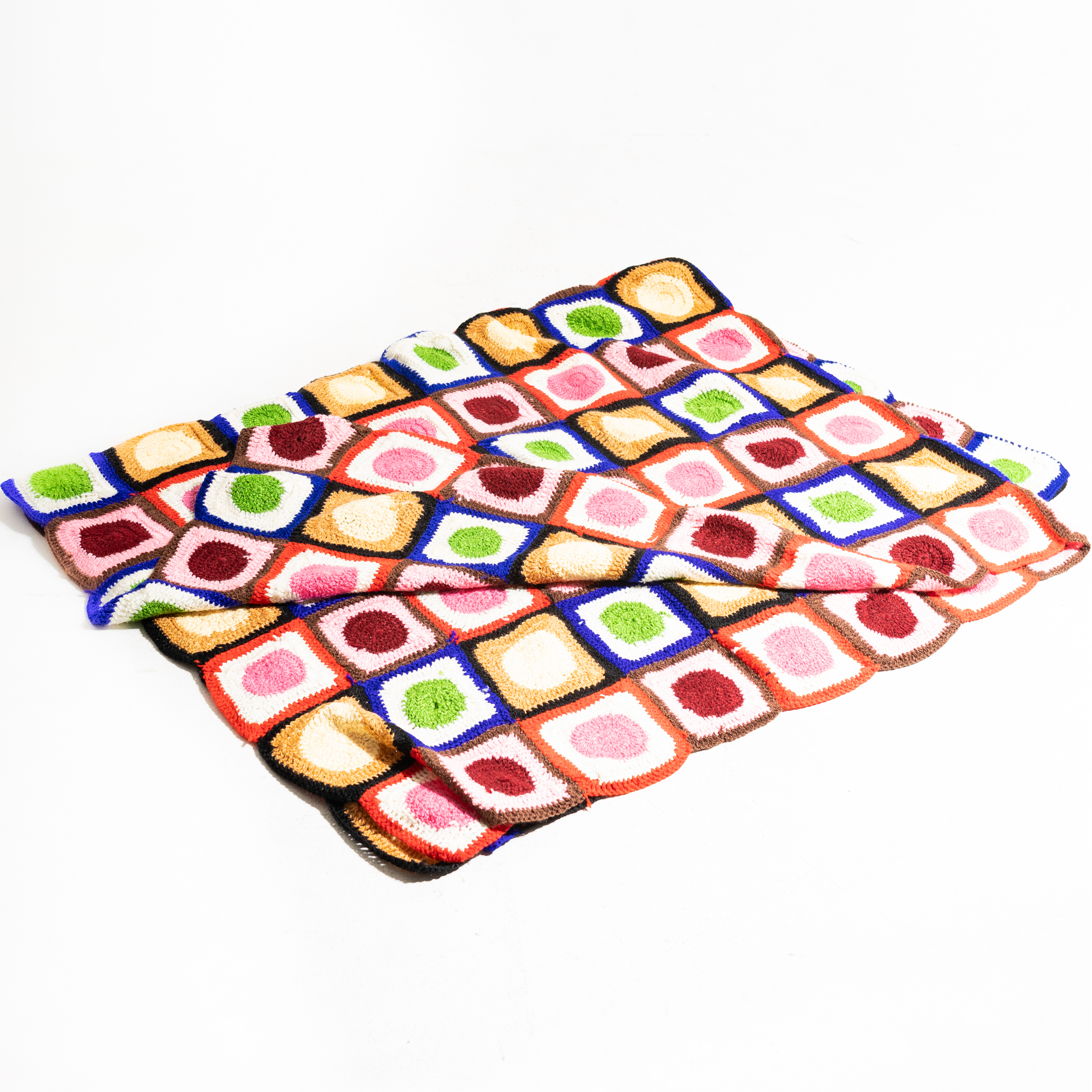 Modern Circle Square Throw