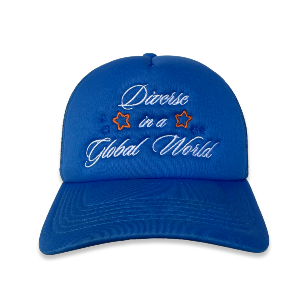 Diverse in a Global World - Blue Trucker