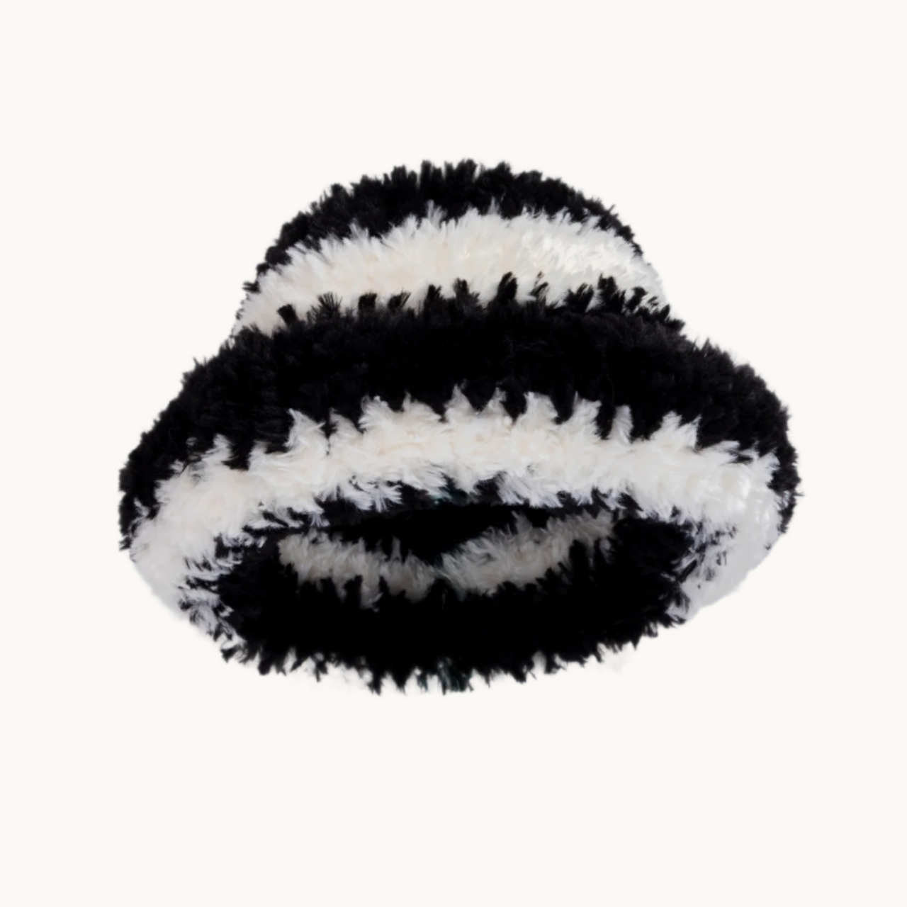 'Pepé Le Pew' Fuzzy Crochet Hat