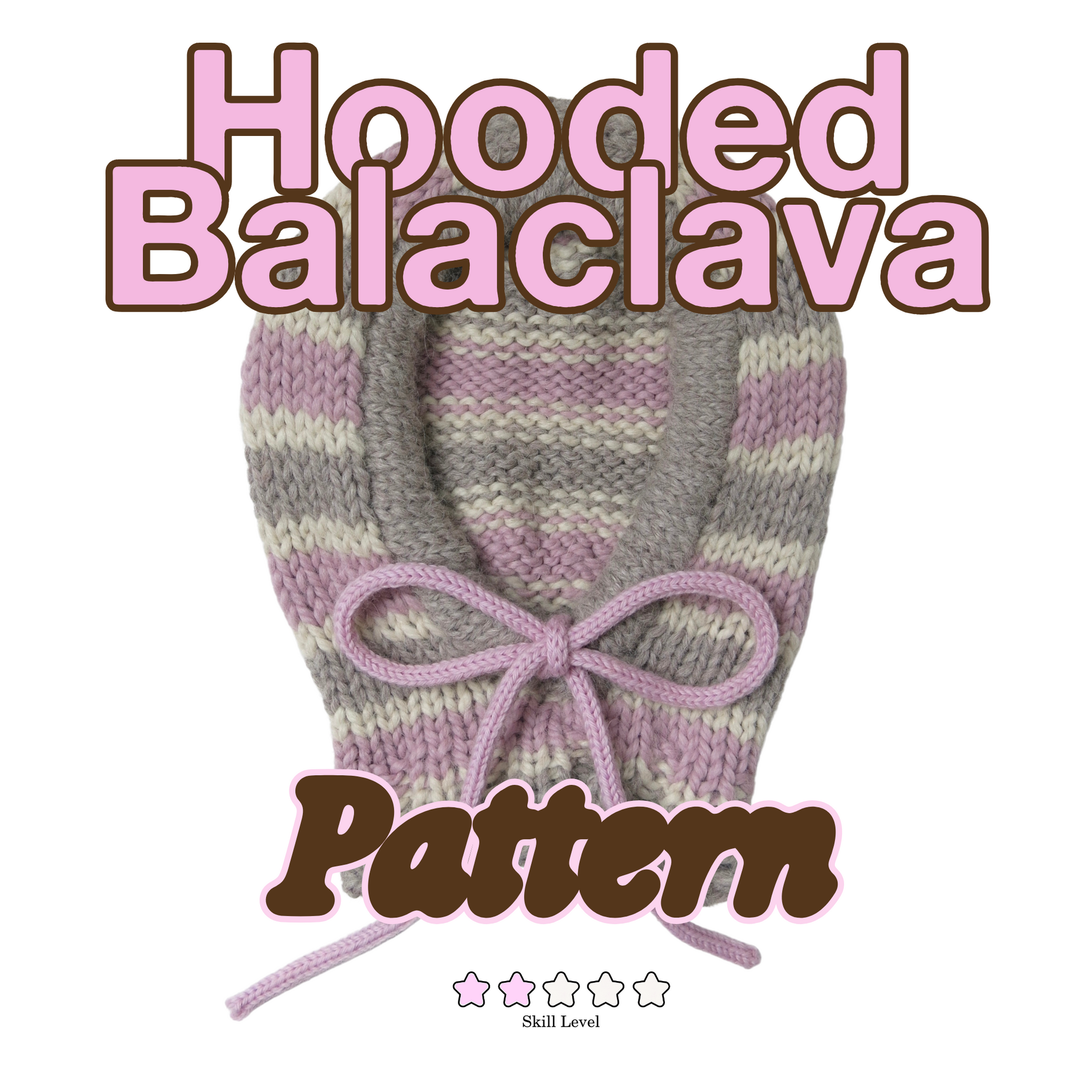 Knit Hooded Balaclava Pattern (Digital Download)